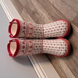 Uggs knit and suede boots